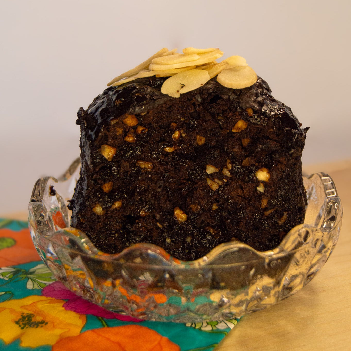 Brownie aux Amandes Caramélisées