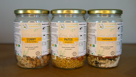 La durée de conservation des bocaux Héripot